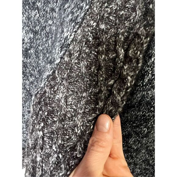 PrAna Angelica Duster Gray Woven Knit Sweater Jacket Coat - Picture 6 of 14